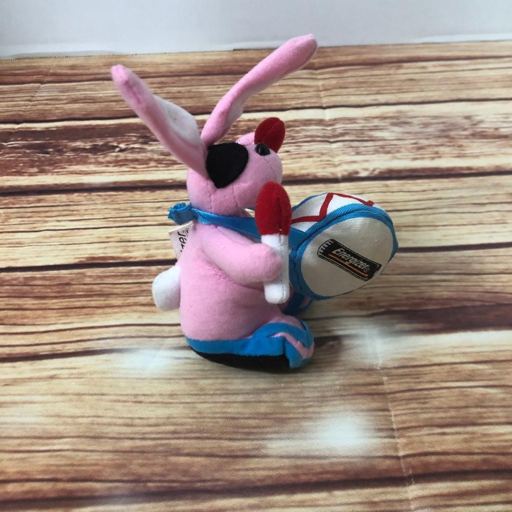 Vintage 1997 Eveready Energizer Battery Bunny Plush 7" Beanbag Toy 90's